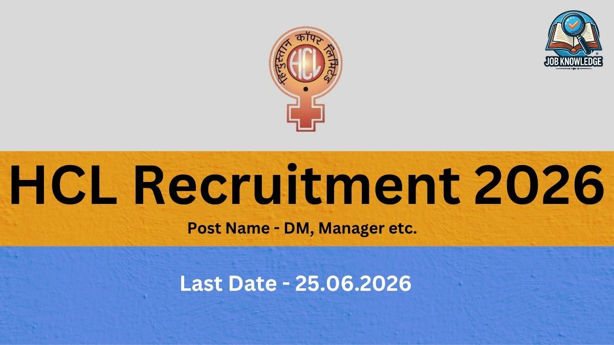 HCL recruitment by Jobknowledge,
